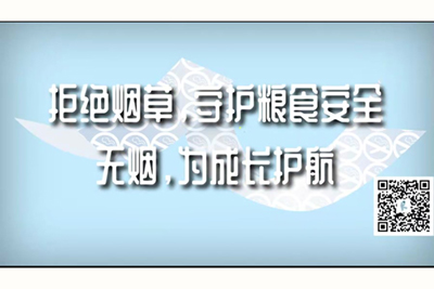 大鸡巴插进子宫视频拒绝烟草，守护粮食安全